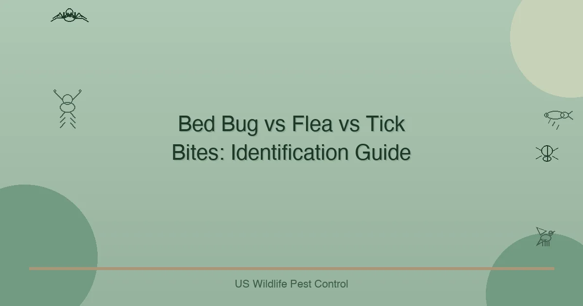 Bed Bug vs Flea vs Tick Bites: Identification Guide