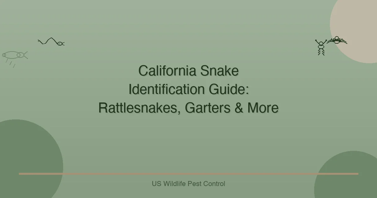 California Snake Identification Guide: Rattlesnakes, Garters & More