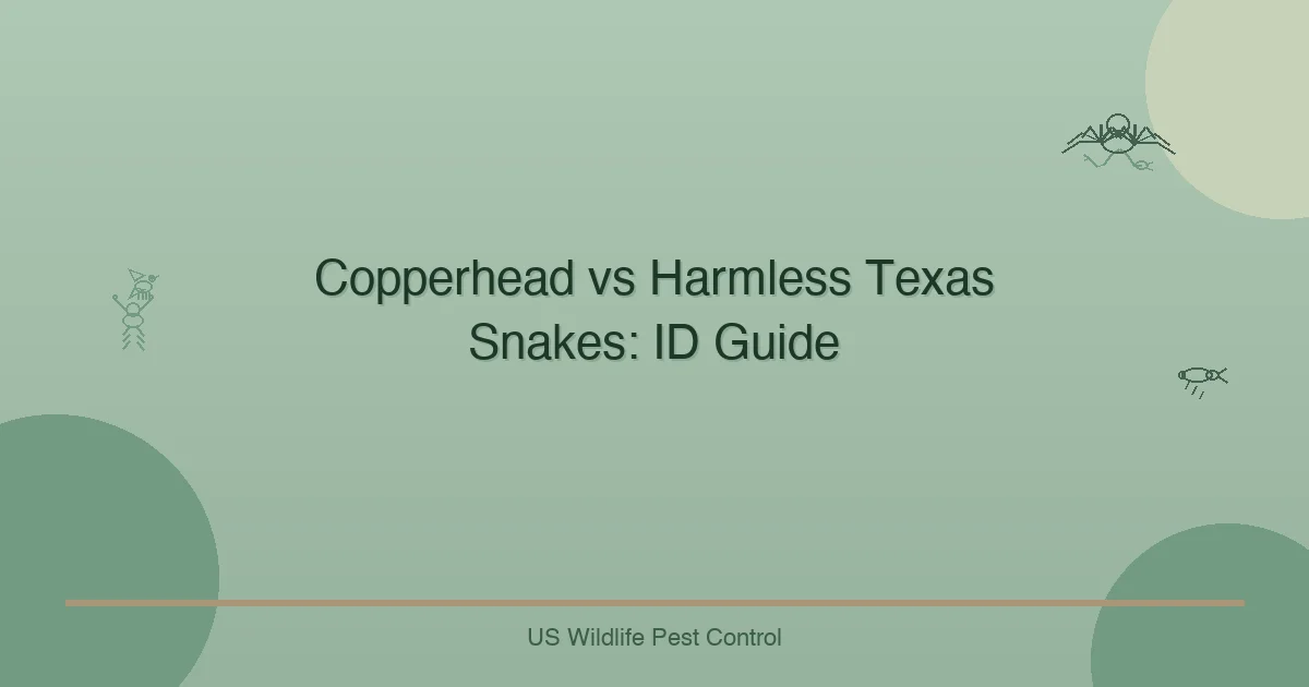 Copperhead vs Harmless Texas Snakes: ID Guide