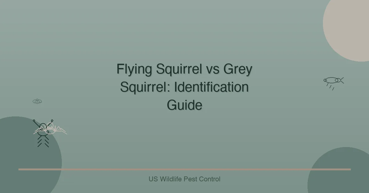 Flying Squirrel vs Grey Squirrel: Identification Guide