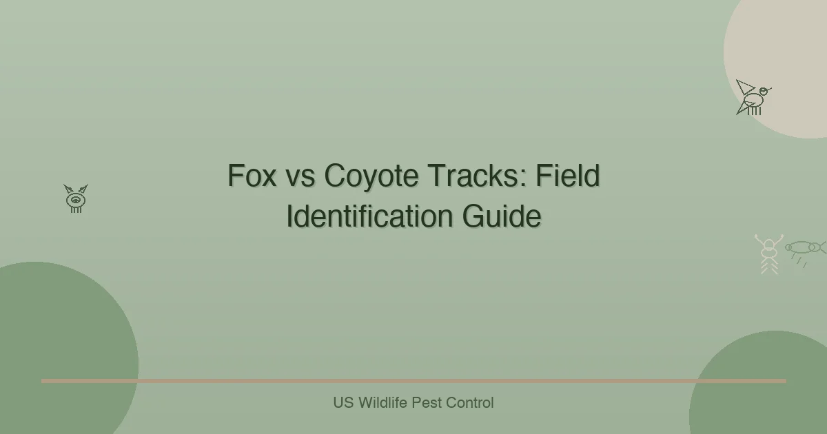 Fox vs Coyote Tracks: Field Identification Guide