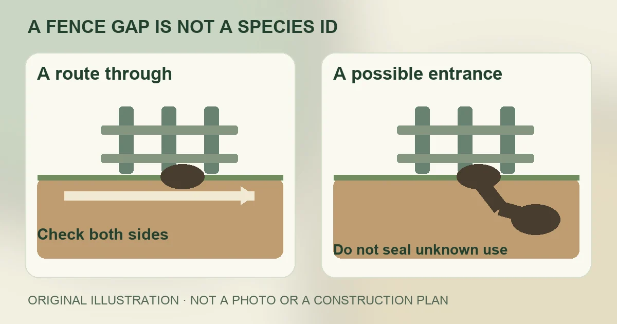 Holes Under Your Fence: What to Check Before Closing Them