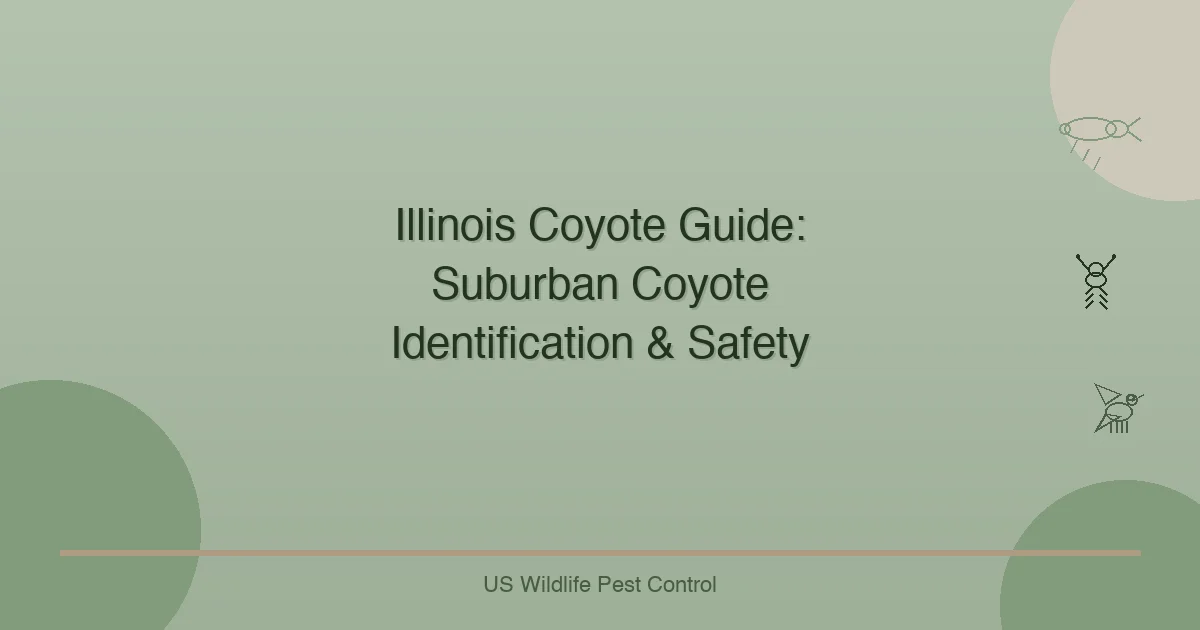 Illinois Coyote Guide: Suburban Coyote Identification & Safety