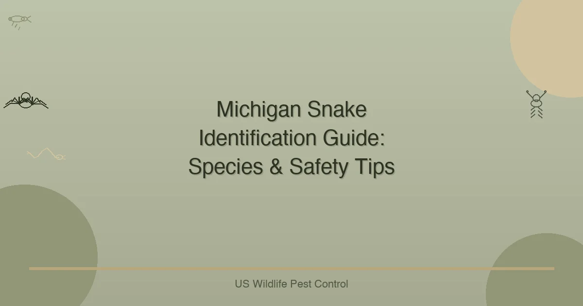 Michigan Snake Identification Guide: Species & Safety Tips