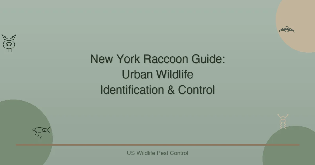 New York Raccoon Guide: Urban Wildlife Identification & Control