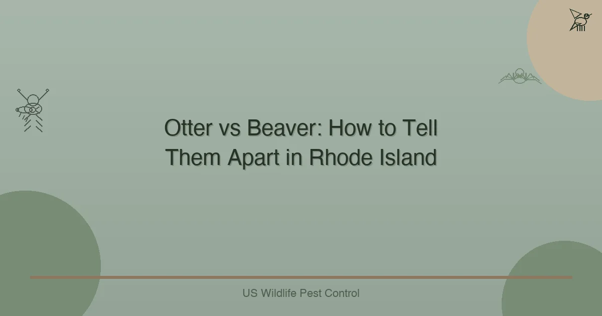 Otter vs Beaver: How to Tell Them Apart in Rhode Island