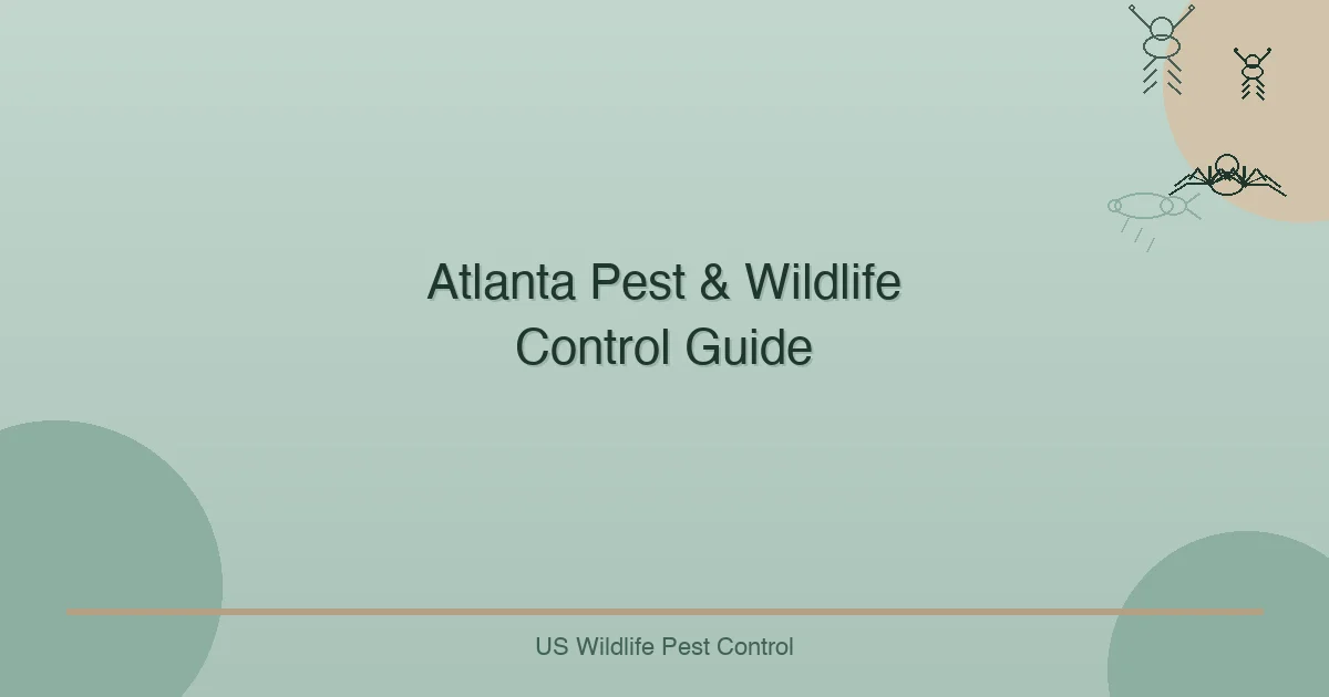 Atlanta Pest & Wildlife Control Guide