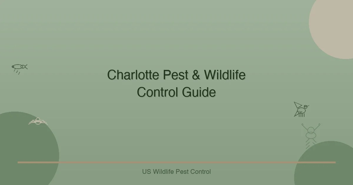 Charlotte Pest & Wildlife Control Guide
