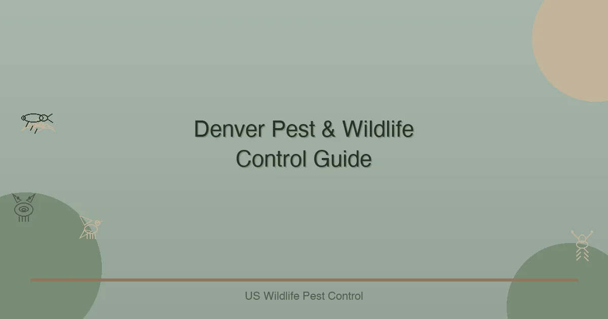 Denver Pest & Wildlife Control Guide