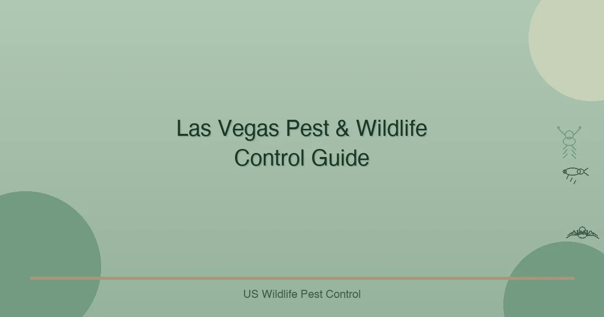 Las Vegas Pest & Wildlife Control Guide