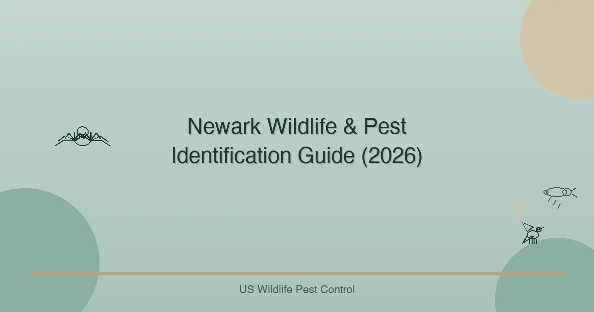 Newark Wildlife & Pest Identification Guide (2026)