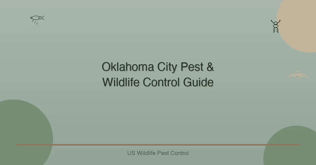 Oklahoma City Pest & Wildlife Control Guide