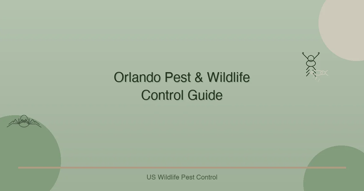 Orlando Pest & Wildlife Control Guide