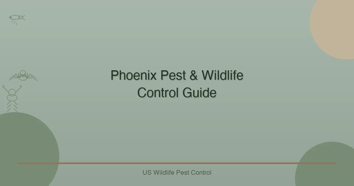 Phoenix Pest & Wildlife Control Guide