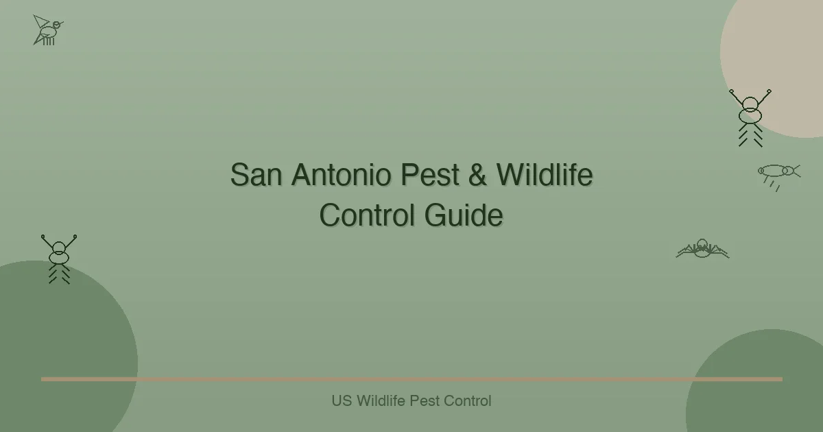 San Antonio Pest & Wildlife Control Guide