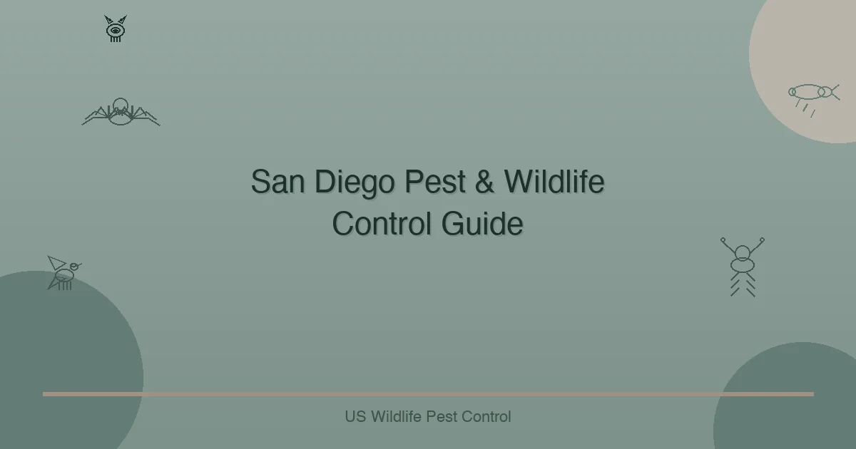 San Diego Pest & Wildlife Control Guide