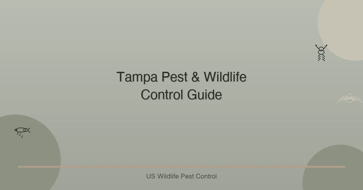 Tampa Pest & Wildlife Control Guide