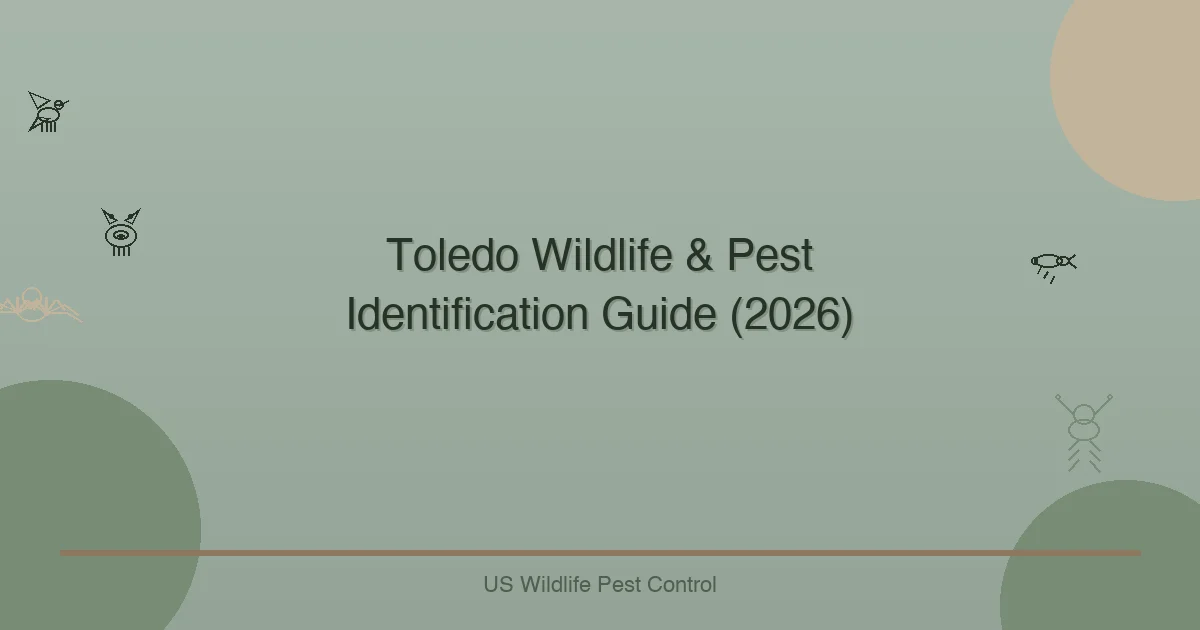Toledo Wildlife & Pest Identification Guide (2026)