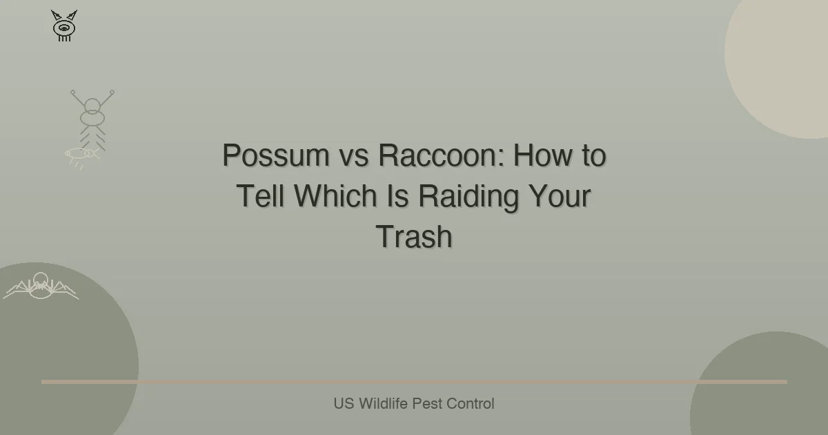 Possum vs Raccoon: How to Tell Which Is Raiding Your Trash