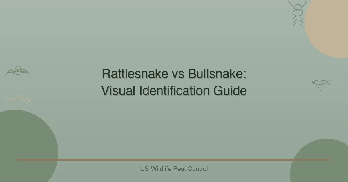 Rattlesnake vs Bullsnake: Visual Identification Guide