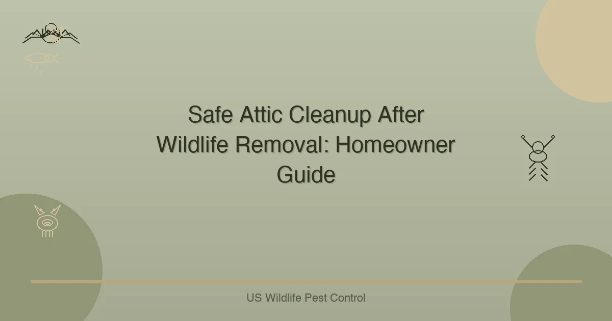 Safe Attic Cleanup After Wildlife Removal: Homeowner Guide