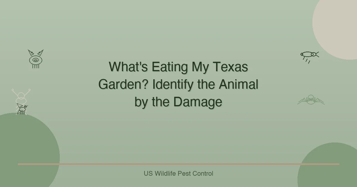 What's Eating My Texas Garden? Identify the Animal by the Damage