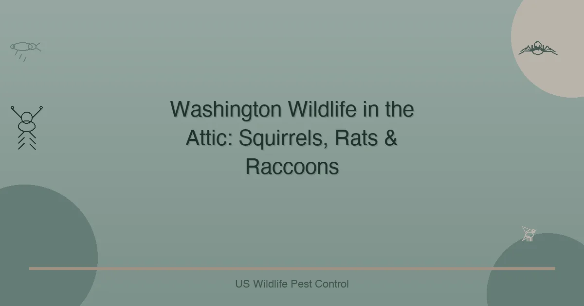 Washington Wildlife in the Attic: Squirrels, Rats & Raccoons