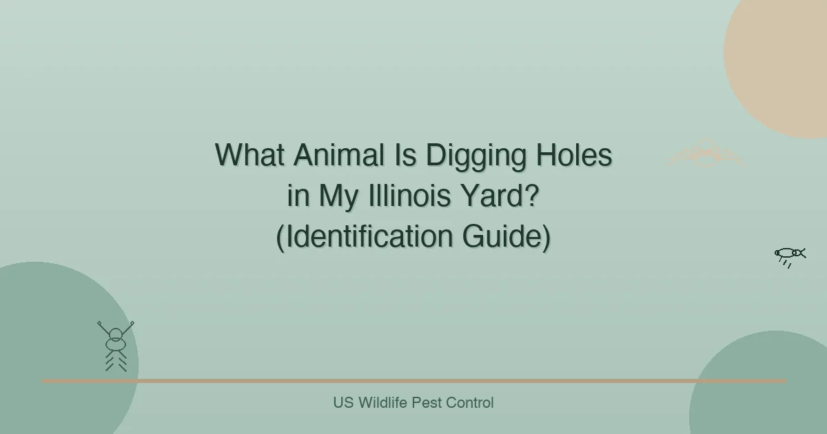 What Animal Is Digging Holes in My Illinois Yard? (Identification Guide)