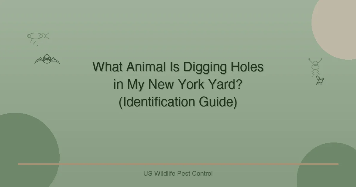 What Animal Is Digging Holes in My New York Yard? (Identification Guide)