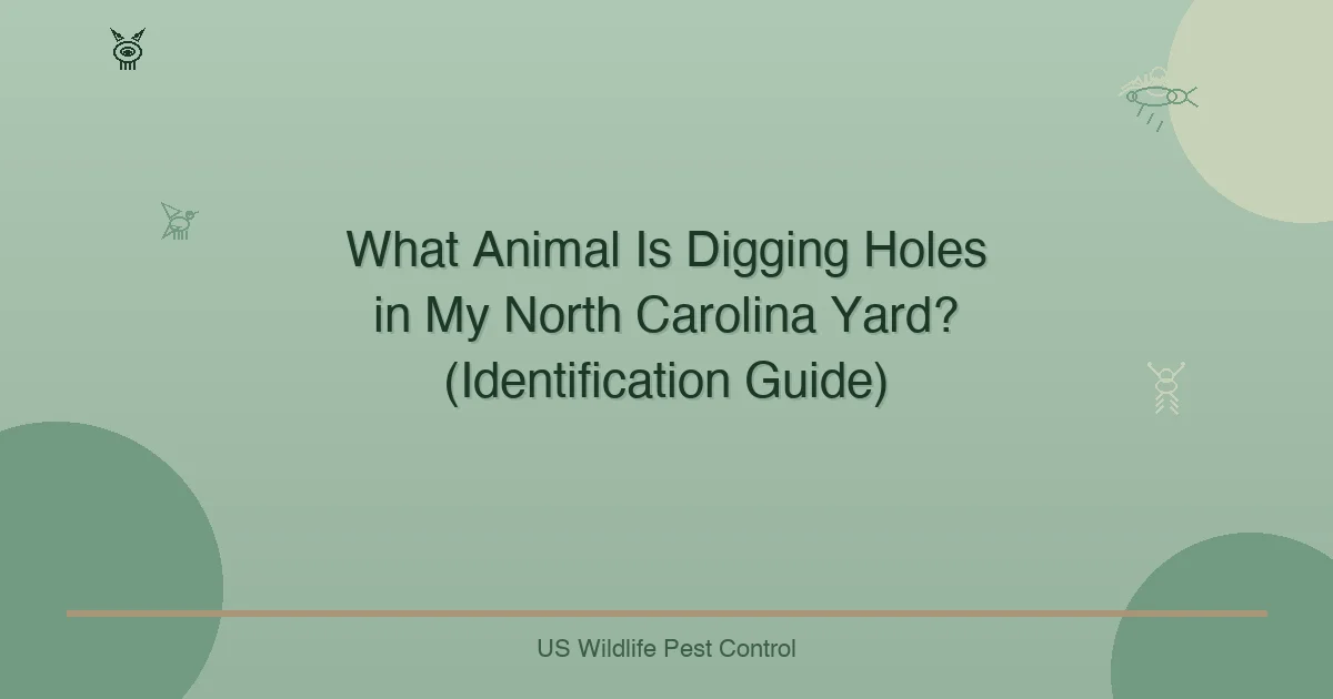 What Animal Is Digging Holes in My North Carolina Yard? (Identification Guide)