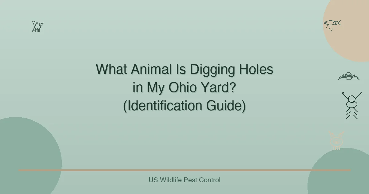 What Animal Is Digging Holes in My Ohio Yard? (Identification Guide)
