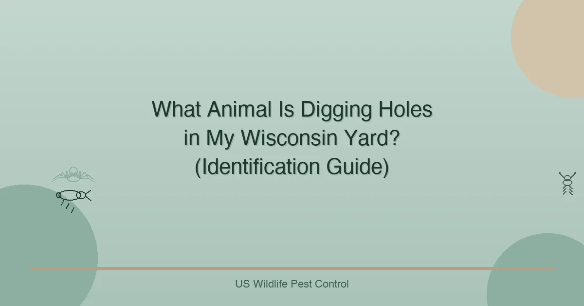 What Animal Is Digging Holes in My Wisconsin Yard? (Identification Guide)