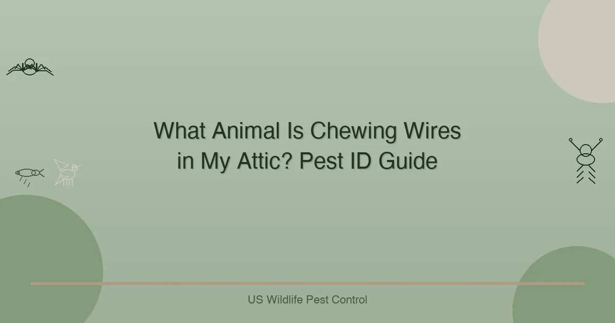 What Animal Is Chewing Wires in My Attic? Pest ID Guide